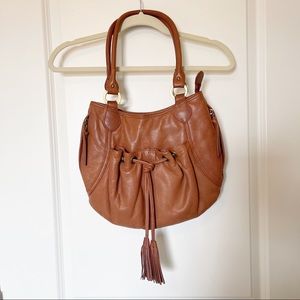 Michael Rome, Shoulder Bag , Brown, Leather